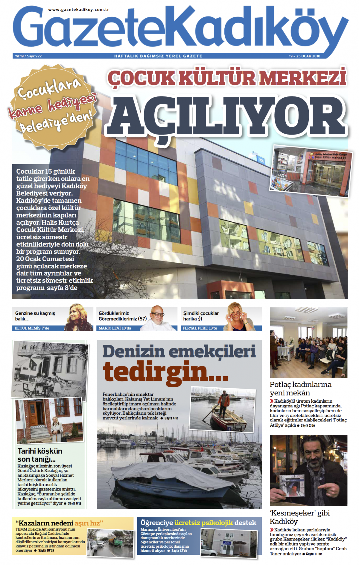 Gazete Kadıköy - 922. SAYI